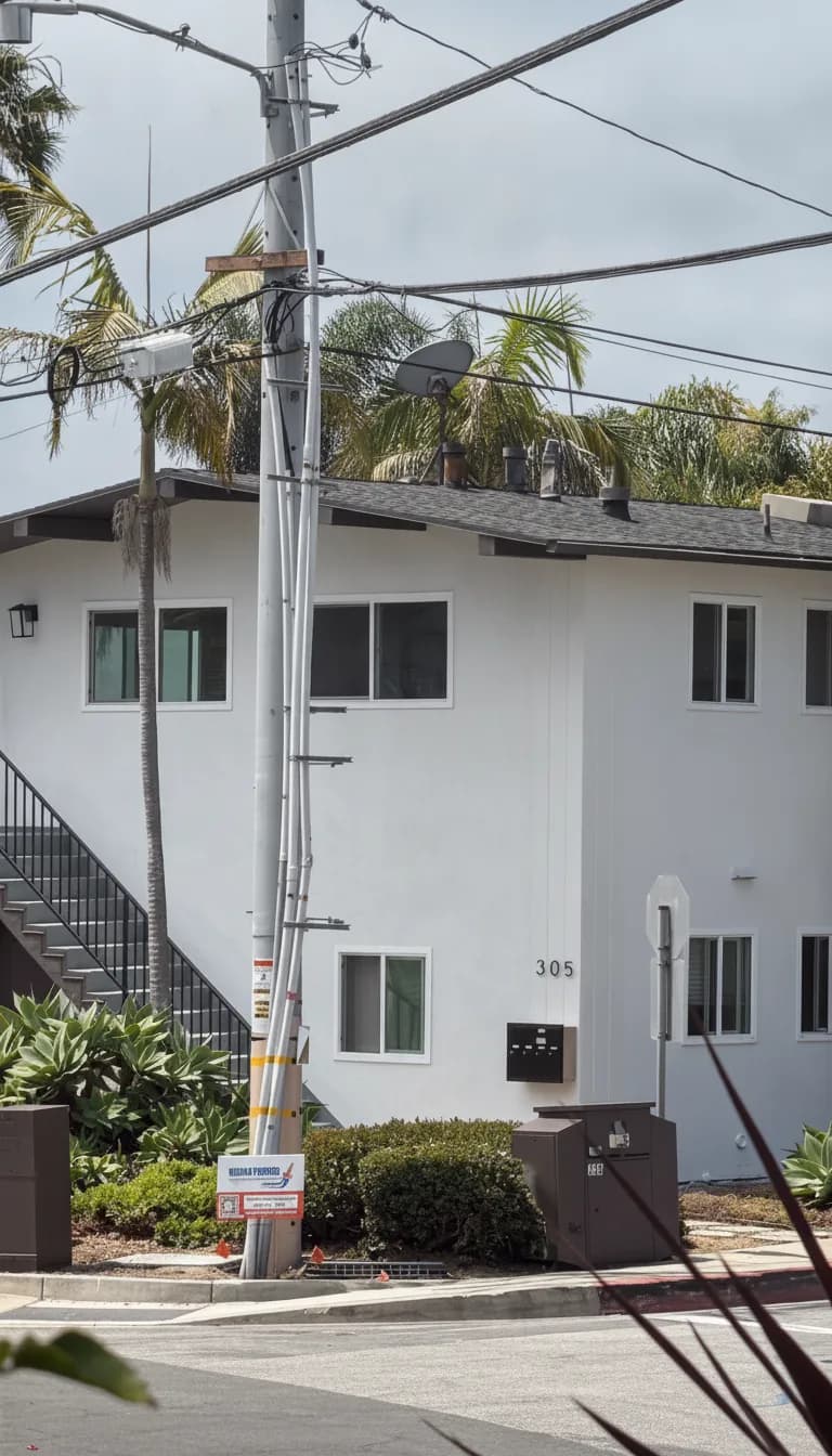 A well-painted Orange County home exterior