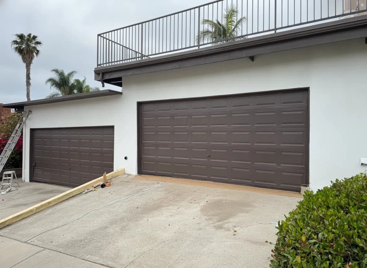A Laguna Niguel hillside home with fresh exterior paint