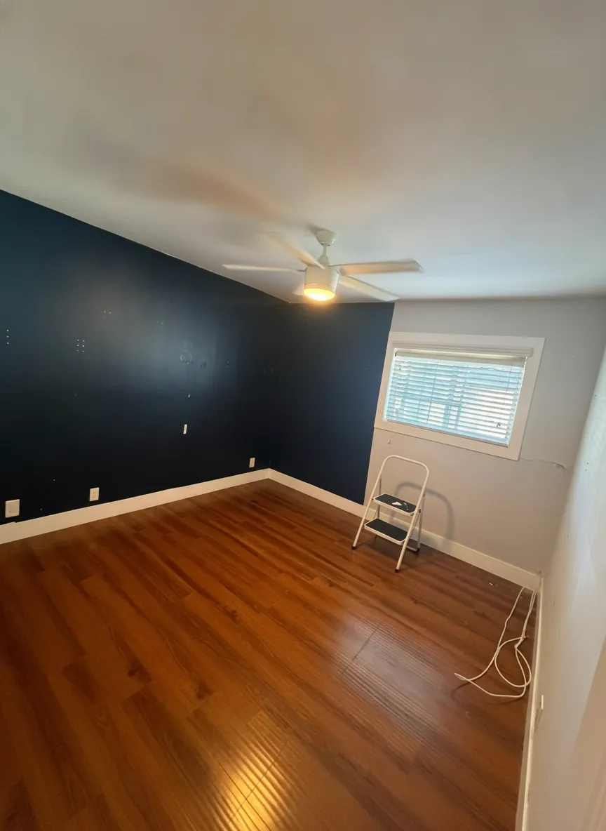 Freshly painted interior in an Orange County home